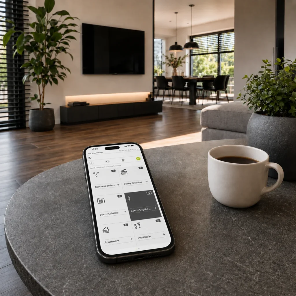 inteligentny dom knx - aplikacja